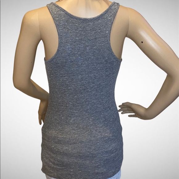 Adidas Bling Sequins Texas Tech Gray University Racerback Tank Top Sz Small VGC - Picture 3 of 4